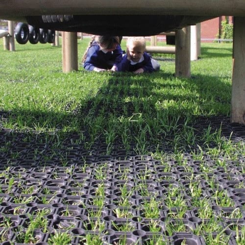 Safer grass mats